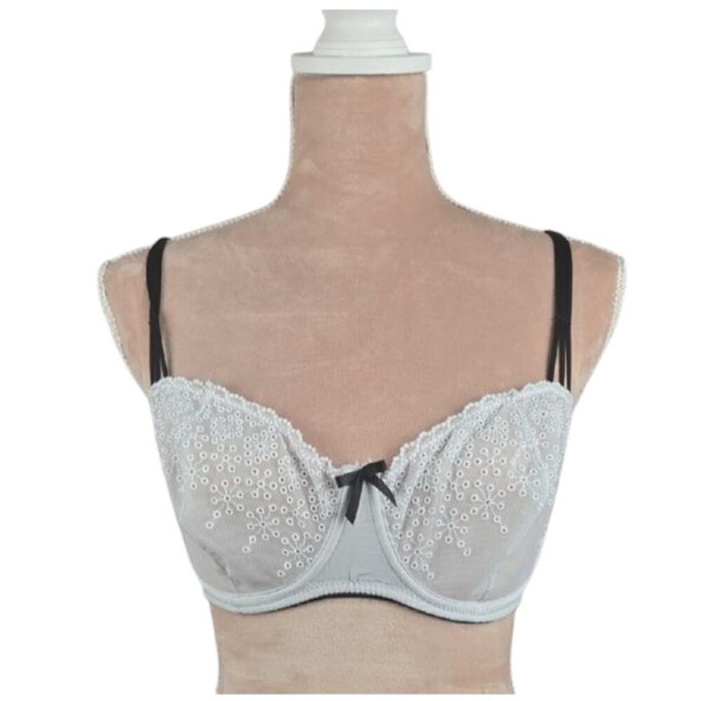 Affinitas Intimates Balconette Bra White Lace Size 36DD